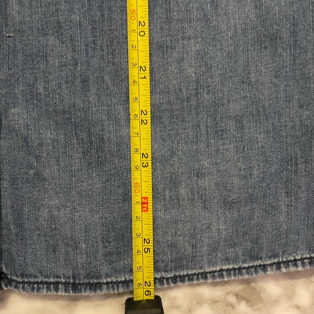 Current/Elliott Blue Denim Button-Down Shirt - Picture 7 of 11
